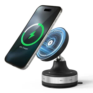 Magnetic Wireless Charger Car Phone Holder Air Vent Clip 15w Fast