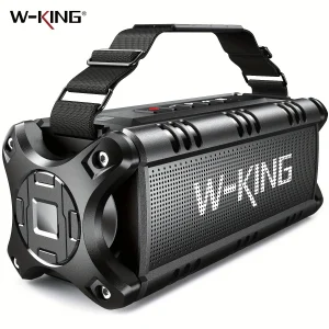 W-KING D8 Bluetooth Speaker, 50W RMS IPX6 Waterproof Wireless, portable