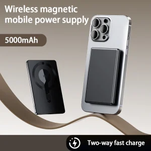 5000mAh Magnetic Power Bank Wireless Portable